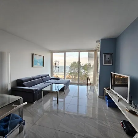 Blue Morning - Nowoczesny Z Widokiem Na Morze Playa Baltis - Sauna, Parking Gratis Apartmán